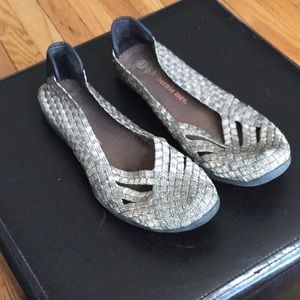Bernie Mev Bronze Stretch Flats 41EU/10.5US
